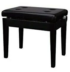 在庫有り】甲南 ピアノ椅子 AW55-S BK 黒色 アップライト グランド 