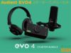 AudientEVO4STARTERBUNDLE(オーディエントEVO4スターター・バンドル)USBオーディオインターフェース【EVOSR1ショックマウント付コンデンサーマイク・EVOSR2000ヘッドフォン・XLRマイクケーブルセット】