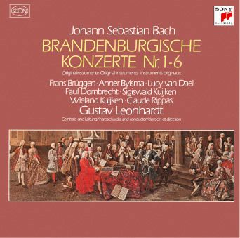 グスタフ・レオンハルト「バッハ：ブランデンブルク協奏曲（全曲）」ベスト・クラシック極100【極HiFiCD】[三条本店]