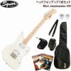 SquierbyFenderMiniJazzmasterHHMapleFingerboardOlympicWhiteスクワイヤエレキギタージャズマスターミニギターホワイトセット【ヘッドホンアンプ】【初心者セット】