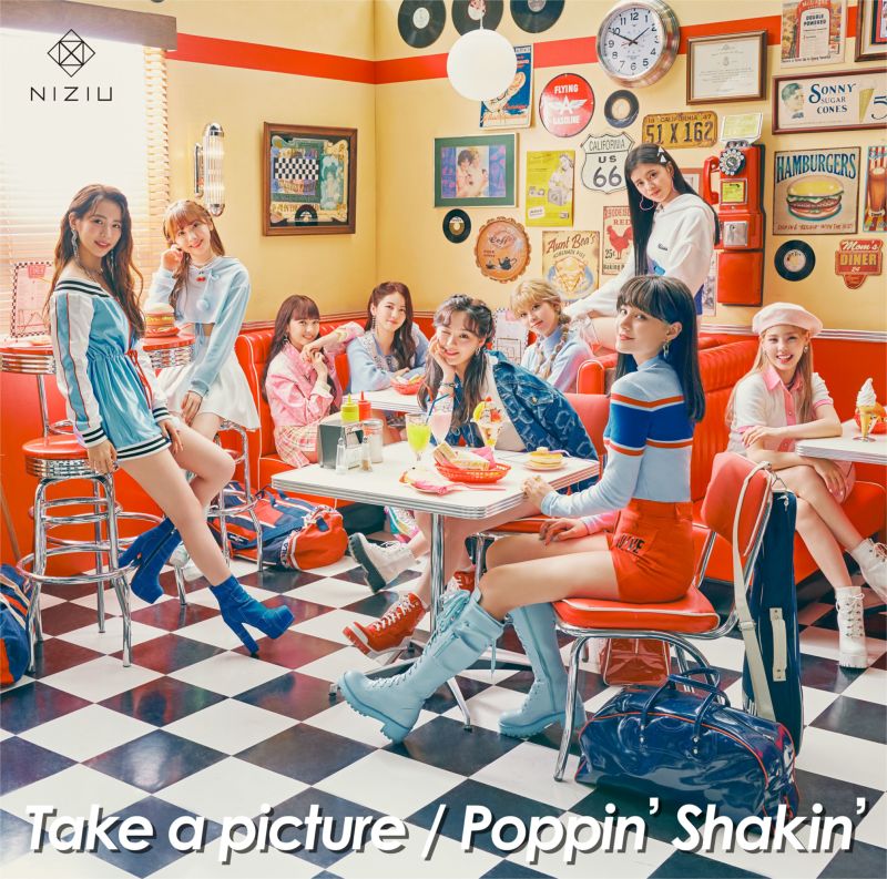 NiziU「Takeapicture／Poppin'Shakin'」（CD初回生産限定盤B）【草津エイスクエア店】