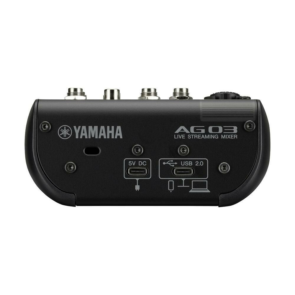 【2022年4月1日発売予定】YAMAHAAG03MK2BLACKLiveStreamingMixerヤマハライブストリーミングミキサーブラック配信Loopback機能搭載【ご予約受付中！！】