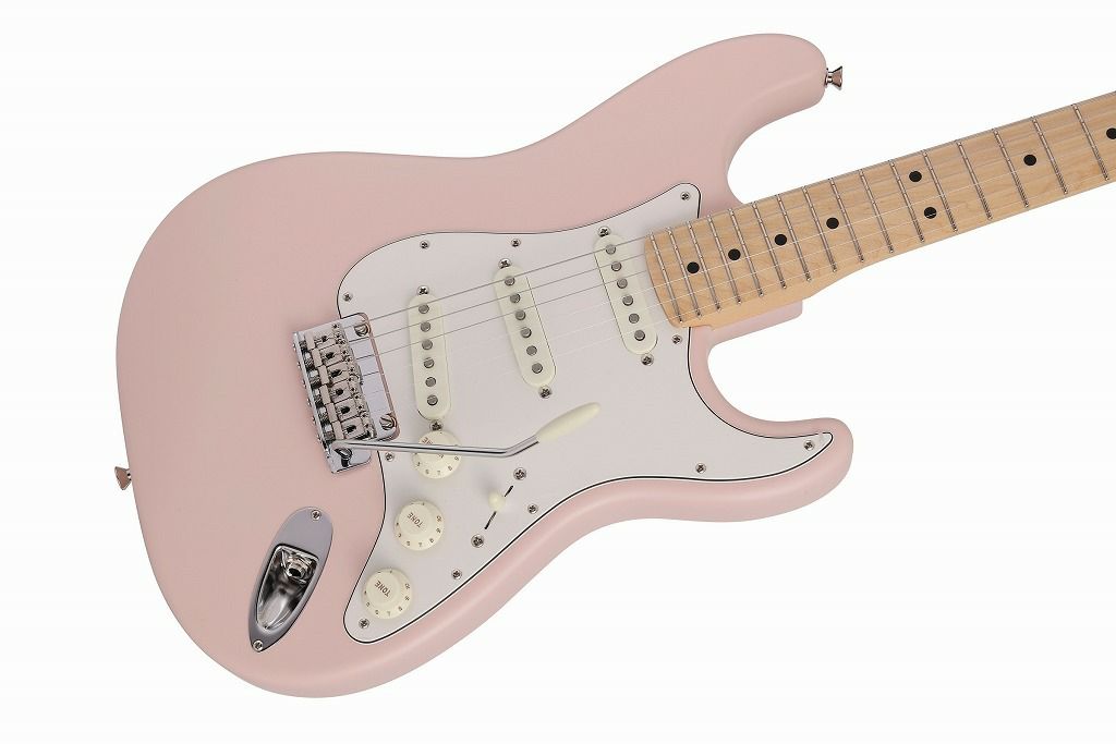FenderMadeinJapanJuniorCollectionStratocasterMapleFingerboardSatinShellPinkフェンダーエレキギター国産日本製ジュニアコレクションサテンシェルピンク