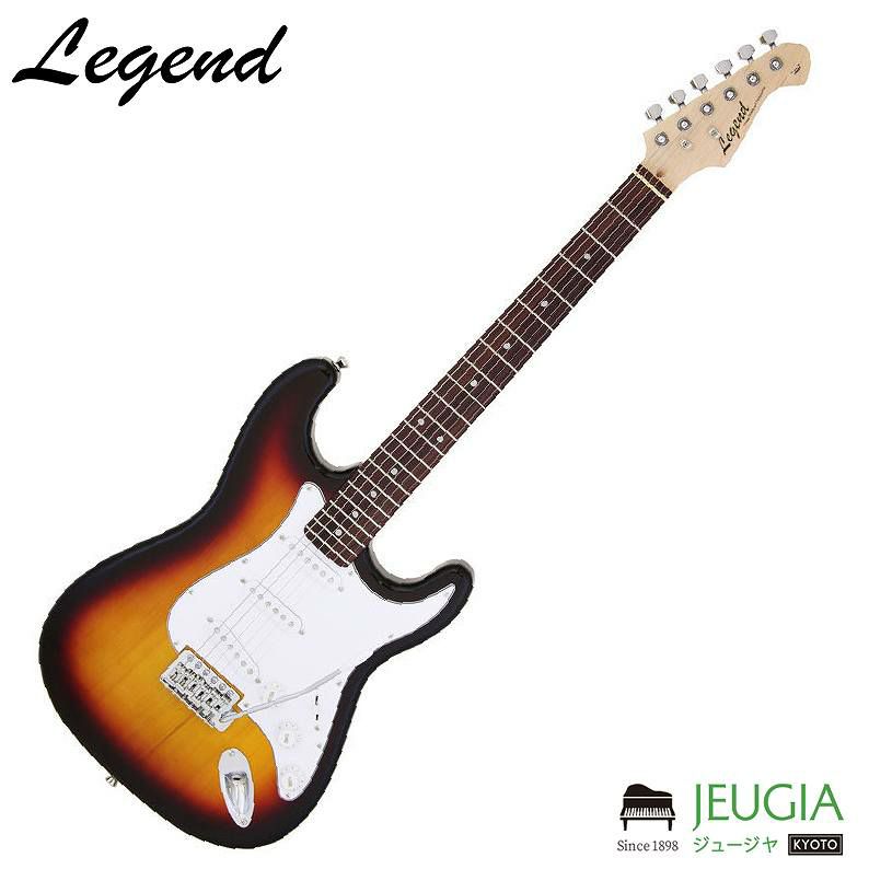 LegendLST-ZBKSETレジェンドエレキギターストラトタイプ【店頭受取対応商品】