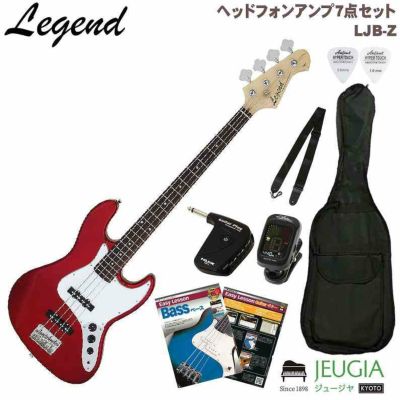 Legend LJB-Z CA Candy Apple Red SET レジェンド エレキベース ベース