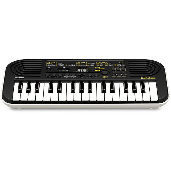 CASIO(カシオ)SA-51ミニキーボードブラックライトグレー【32ミニ鍵盤】
