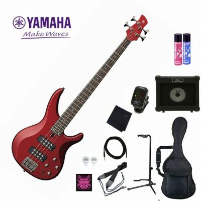 YAMAHA TRBX 304 CAR Candy Apple Red SET ヤマハ エレキベース ベース 