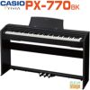 【即納可能・あす楽対応可】CASIOPriviaPX-770BKカシオデジタルピアノプリヴィアセットブラックウッド調【Stage－RakutenPianoSET】電子ピアノおすすめ黒