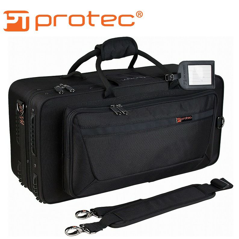 プロテック PROTEC トランペット用セミハードケース ダブル 2本収納 
