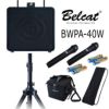 Belcatベルキャット/BWPA-30WキョーリツワイヤレスポータブルPAセット30Wチャンネル切替対応モデルBWPA-30W(ワイヤレスマイク1本/スピーカースタンド/キャリングケース付属)BWPA-30W