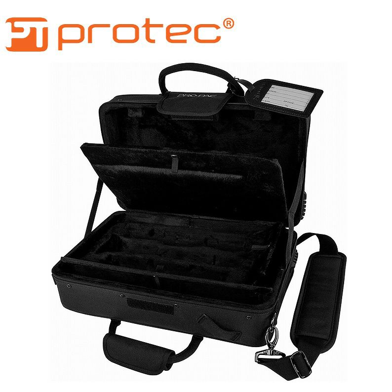 プロテック PROTEC クラリネット用セミハードケース 多収納タイプ