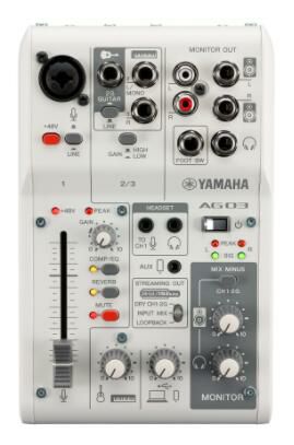 YAMAHAAG06 MK2 BK ウェブキャスティングミキサー オーディオ