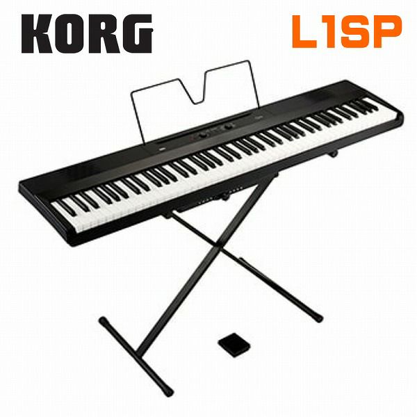 ハンマーアクションKORG 電子ピアノSP-200 - 鍵盤楽器