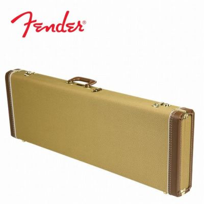 FENDER ハードケース G&G Deluxe Strat/Tele Hardshell Case, Tweed with Red Poodle  Plush Interior