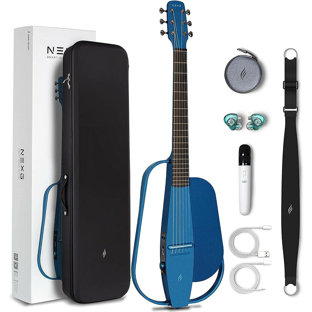 EnyaGuitars NEXG BLUEスピーカー内蔵 スマートギター ブルー | JEUGIA