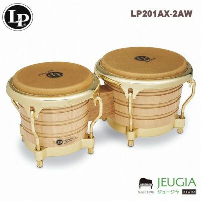 LP LPA601-AW Natural WoodAspire Wood Bongos Black HardwareLP