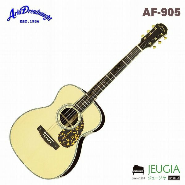 ARIAAF-905Nナチュラルオール単板アリアアコースティックギター