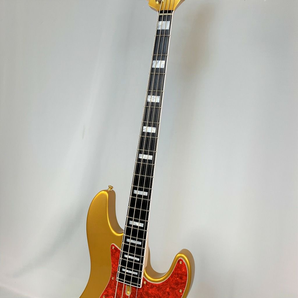 PhoenixBB-4-109GoldKyotoVersion「紅葉の金閣寺」ModelTUNEチューンエレキベースゴールド金フェニックス