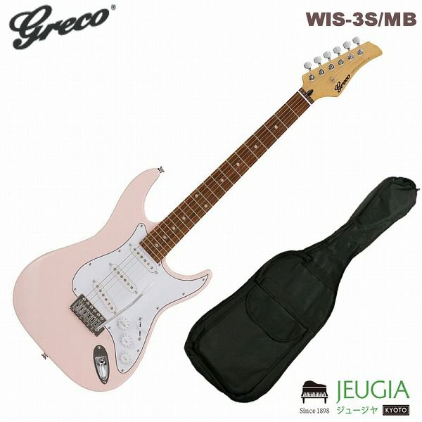 【特価品】Greco(グレコ) WIS-3S/MB LPK (ライトピンク/メルバウ指板) | JEUGIA