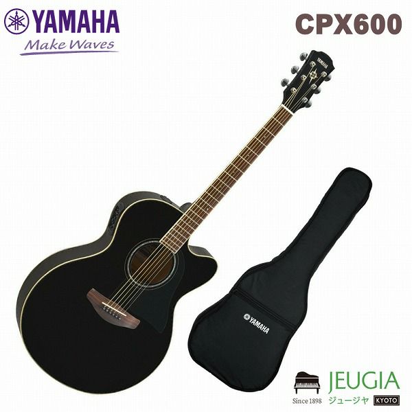 YAMAHA アコースティックギター CPX600 BLACK エレアコ - 楽器/器材