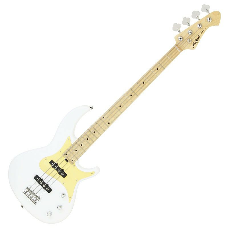 AriaProII RSB-618/4 WHエレキベース ホワイト ゴールド ジャズベース 