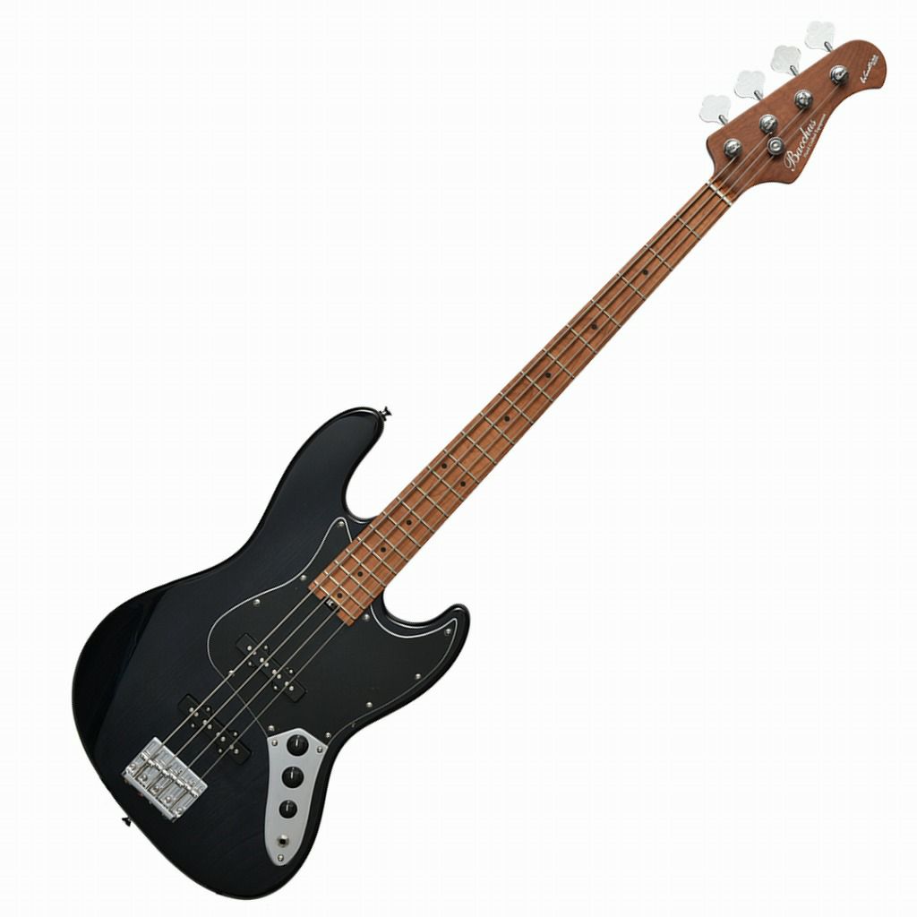 Bacchus WL4-ASH/RSM STNエレキベース ブラック ローステッドメイプル 