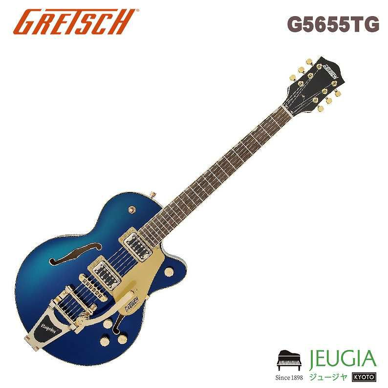 GRETSCH/G5655TG ELECTROMATIC CENTER BLOCK JR. SINGLE-CUT WITH BIGSBY AND  GOLD HARDWARE グレッチ ビグスビー | JEUGIA