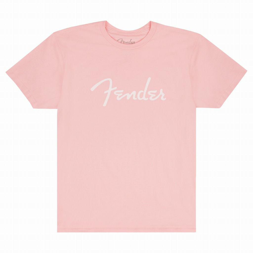 FENDERSPAGHETTILOGOT-SHIRT,SHELLPINKS-SIZE