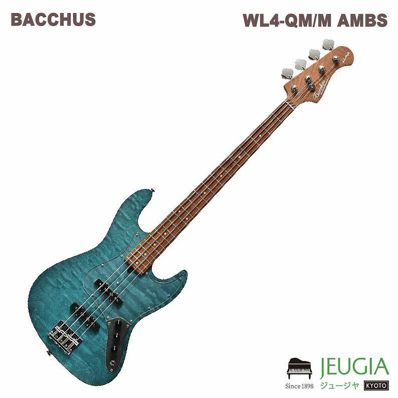 アウトレット】BACCHUS WL4KOA-ALD NA-BBバッカス エレキベース ジャズ 
