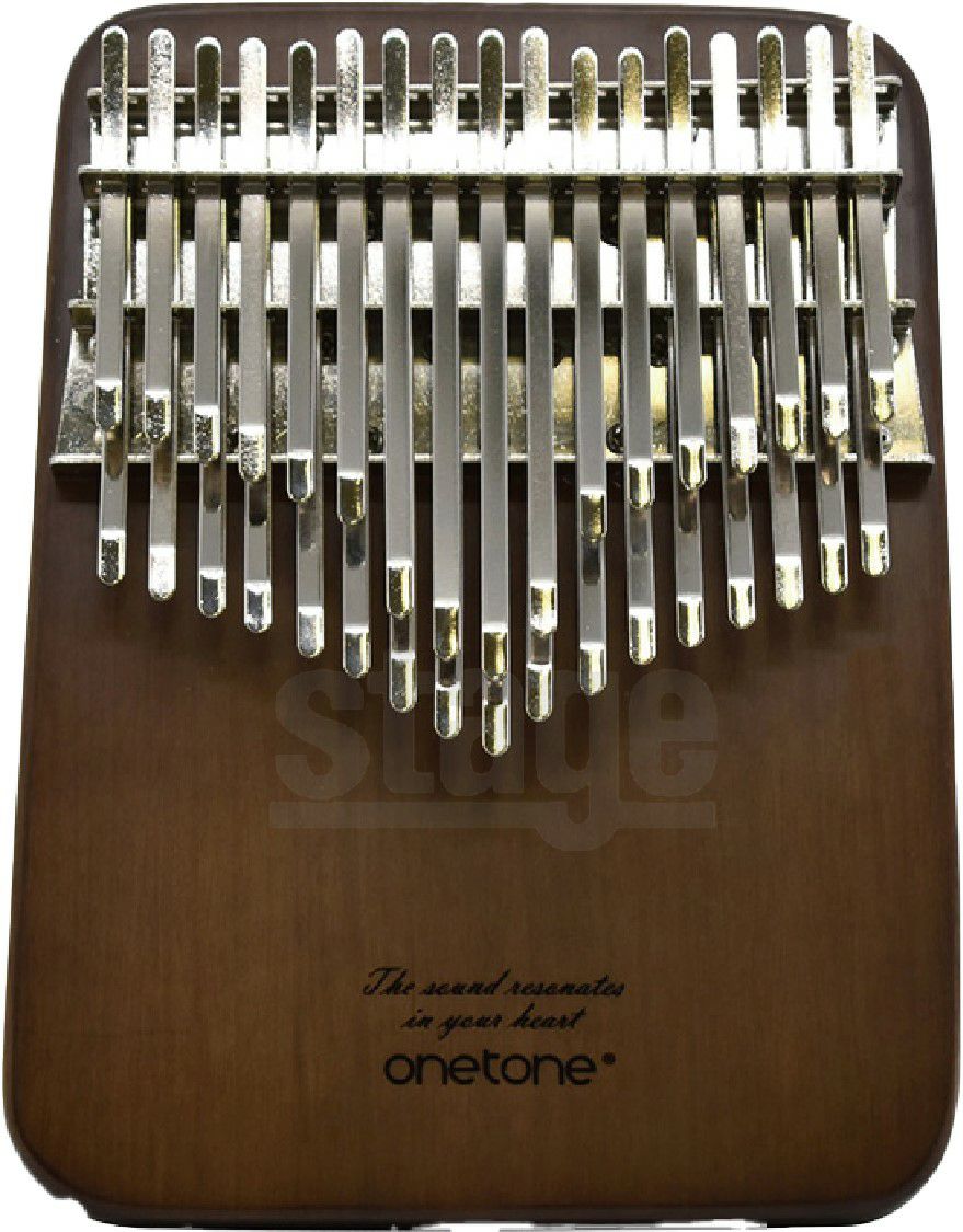 onetoneカリンバOTKLS-34/WN(ウォルナット単板・34キー仕様)【ピックアップ付き・9点セット】【大切な方へのプレゼントにも最適！】【１年保証付き】