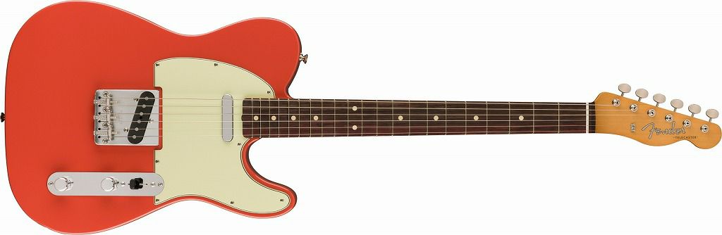 FenderVinteraII'60sTelecaster,RosewoodFingerboard,FiestaRedフェンダーエレキギターメキシコテレキャスタービンテラフェスタレッド