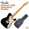 FenderVinteraII'60sTelecasterThinline,MapleFingerboard,Blackフェンダーエレキギターメキシコシンラインテレキャスタービンテラブラック