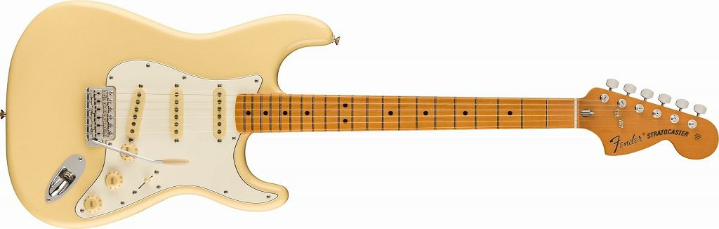 FenderVinteraII'70sStratocaster,MapleFingerboard,VintageWhiteフェンダーエレキギターメキシコストラトキャスタービンテラヴィンテージホワイト