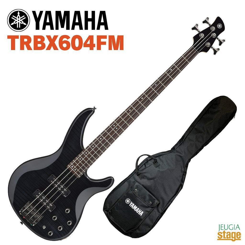 YAMAHA 紛らわし TRBX605FM TBL フレットレスMOD ブラックナイロン弦