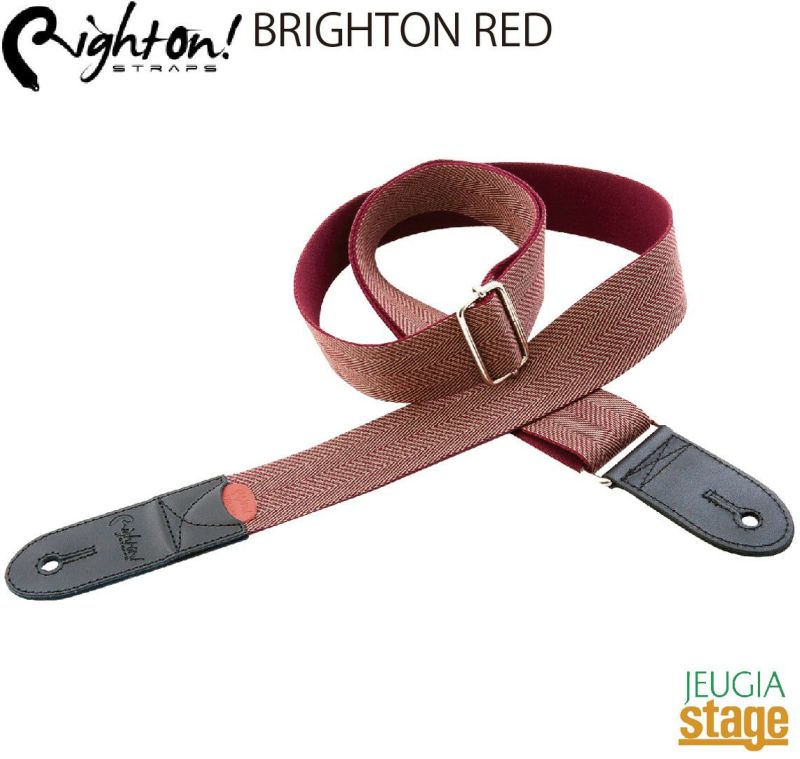 RightOn!STRAPSBRIGHTONREDROADRUNNERSeriesライトオンストラップブライトオンレッド-ロードランナーシリーズ-