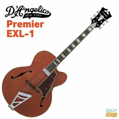 D'Angelico Premier EXL-1 Satin Walnut ディアンジェリコ