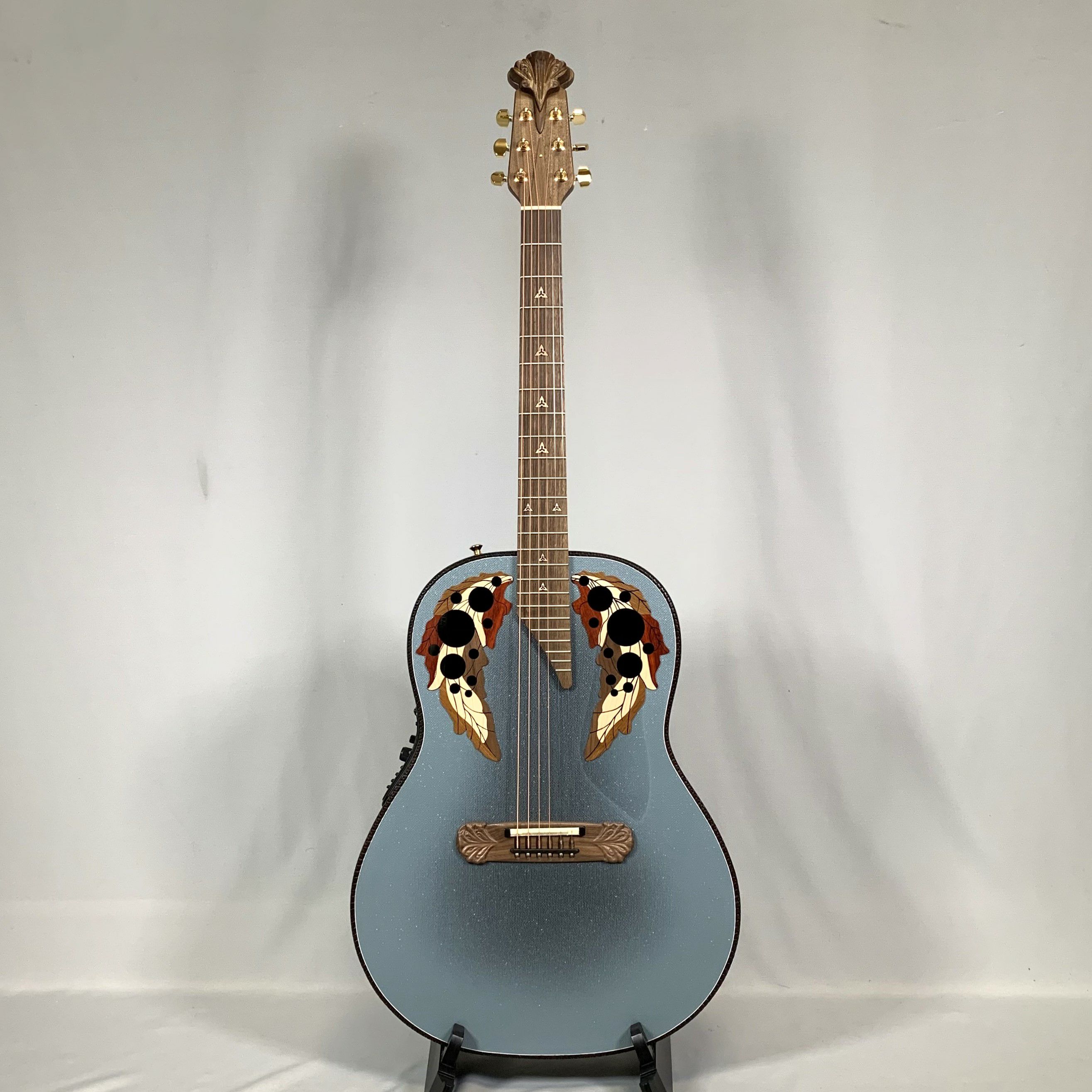 OvationAdamasE-AcousticGuitar1687GTDeepNon-CutawayReverseBlueBurstオベーションアダマスエレアコリバースブルーバースト