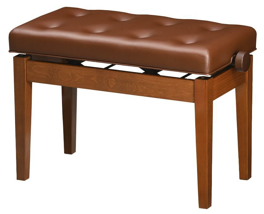 YOSHIZAWALargo65シャインタン吉澤ラルゴ電子ピアノスツール高低自在ピアノ椅子ストレート脚ブラウン茶Yマホ【お客様組み立て品】