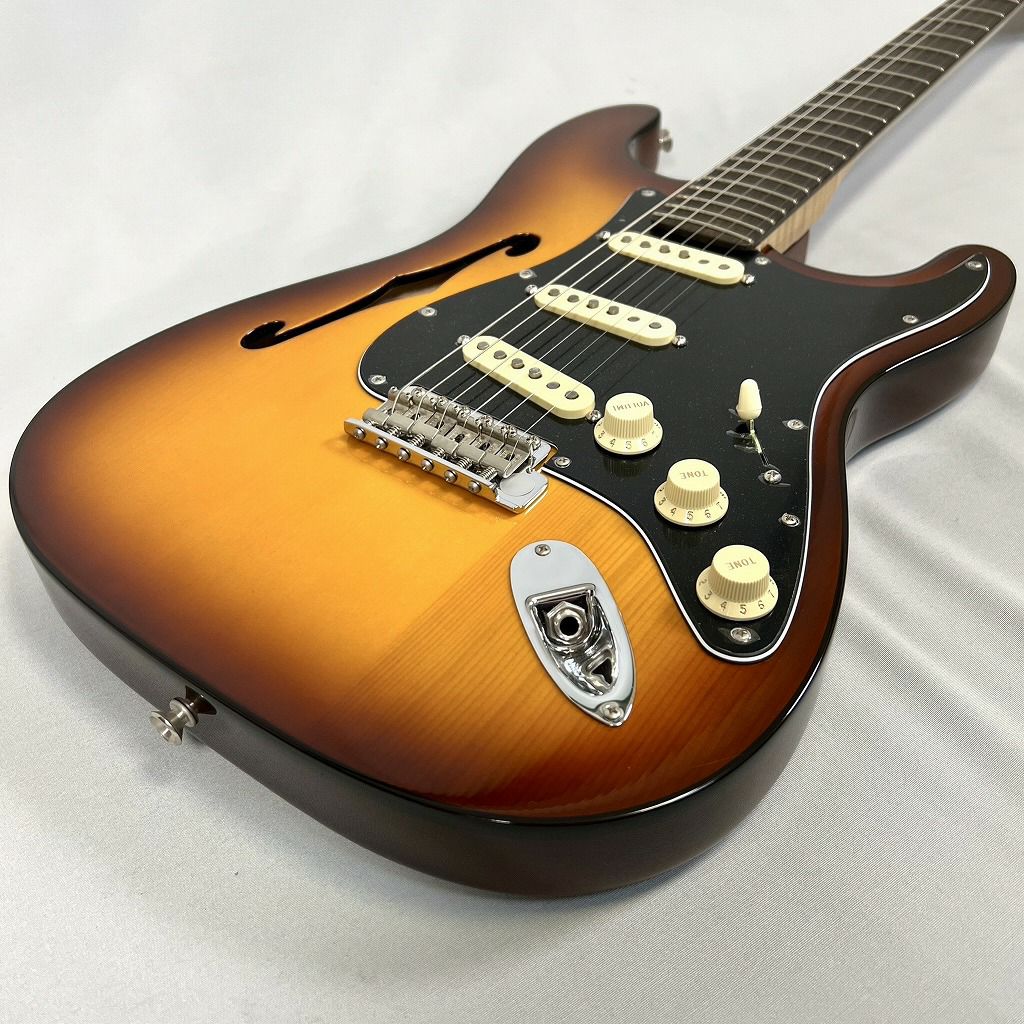 Fender Limited Edition Suona Stratocaster® Thinline, Ebony Fingerboard, Violin Burst【店頭展示特価品】