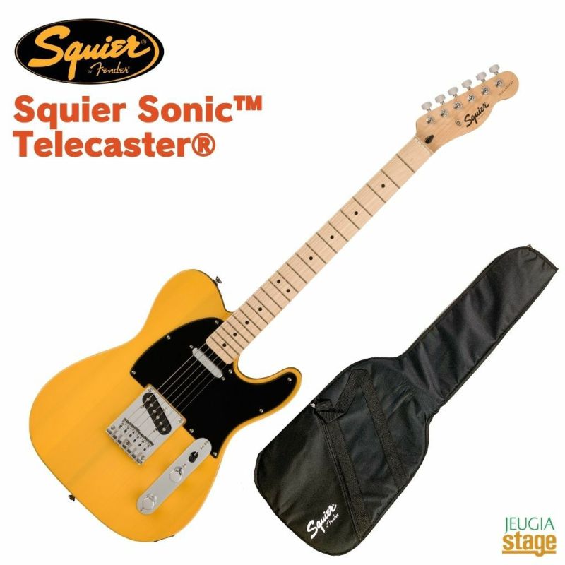 Squier by Fender スクワイヤー スクワイア SONIC TELECASTER Black ...
