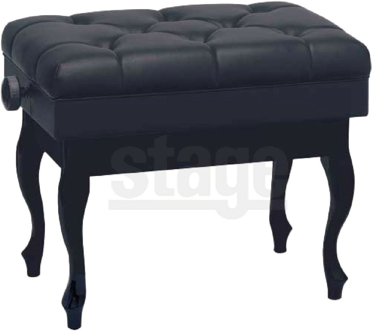 【日本製】甲南C60-SCピアノ椅子黒塗ピアノ高低自在椅子コンサート用ピアノ高低自在椅子猫脚カブリオールコンサート用ブラックおすすめ発表会練習レッスン人気定番KONAN