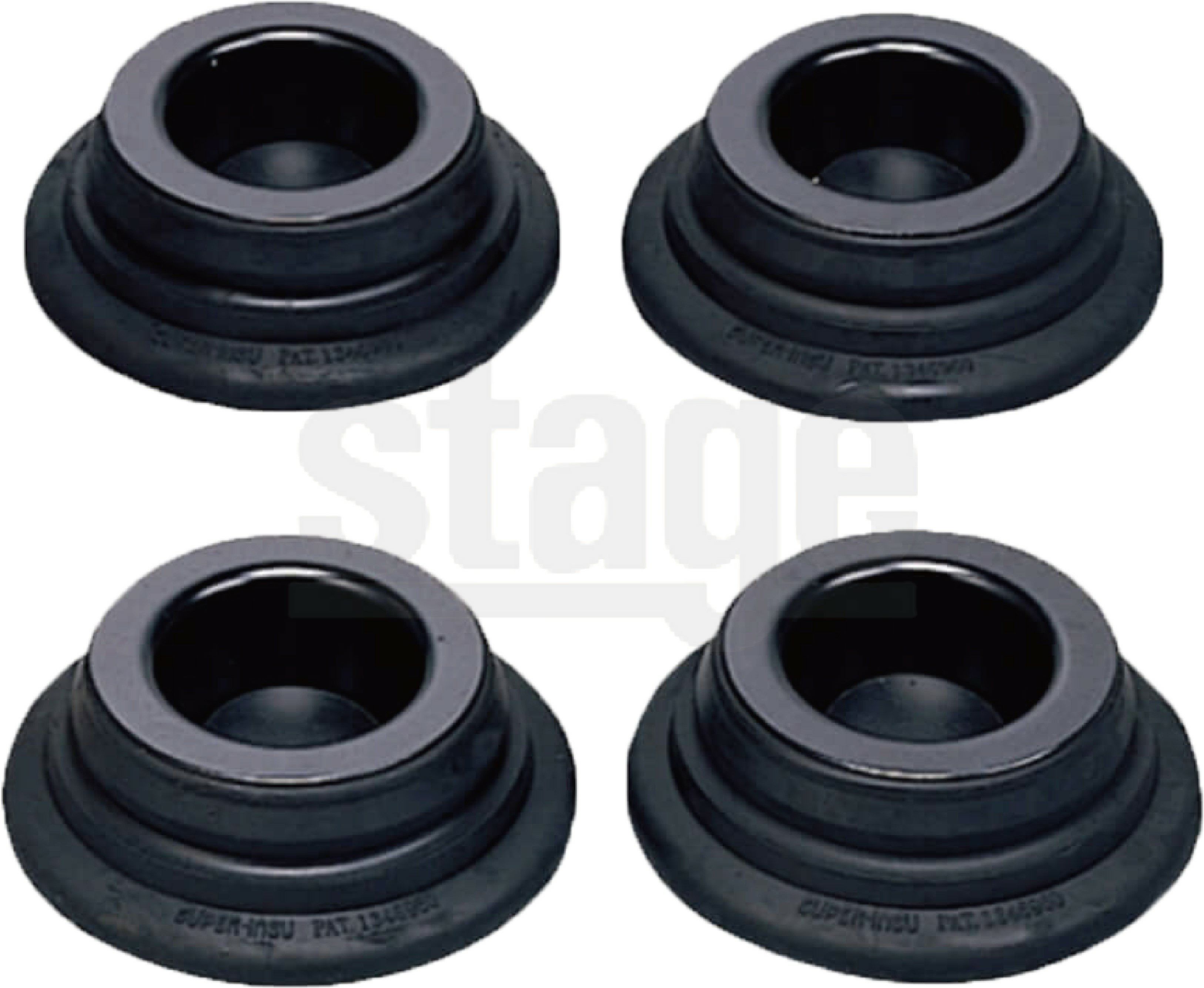 【耐震・防振用】スーパーインシュ静SP-INUP用【アップライトピアノ用：４個１組】】防振、防音用インシュレーターブラックYOSHIZAWA吉澤・Konan甲南転倒防止・防音用品・地震対策用品