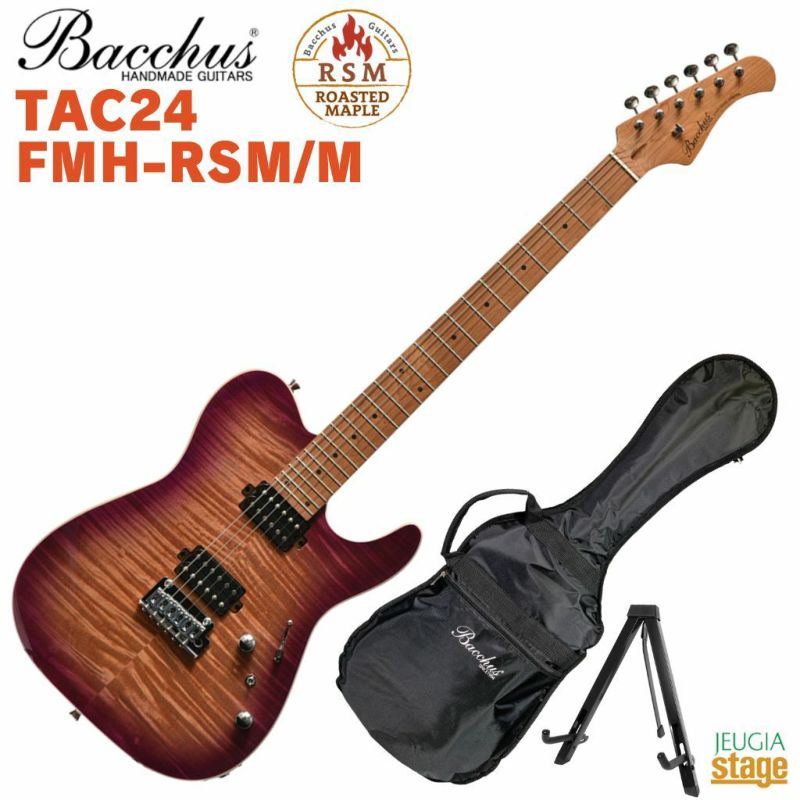 Bacchus TAC24 FMH-RSM/M N-MGT-Bバッカス エレキギター ローステッドメイプル テレキャスター マゼンタ  パープル【Stage Guitar】※こちらの商品はお取り寄せとなります。在庫確認後ご連絡します。 | JEUGIA