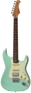 Bacchus BST-2-RSM/R SFG Surf Green<BR>バッカス エレキギター ローステッドメイプル ローズウッド サーフグリーン