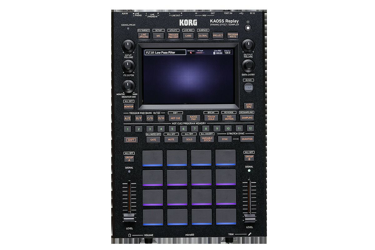 KORGKAOSSReplay-DYNAMICEFFECCT/SAMPLERコルグサンプラーDJエフェクターサンプリング