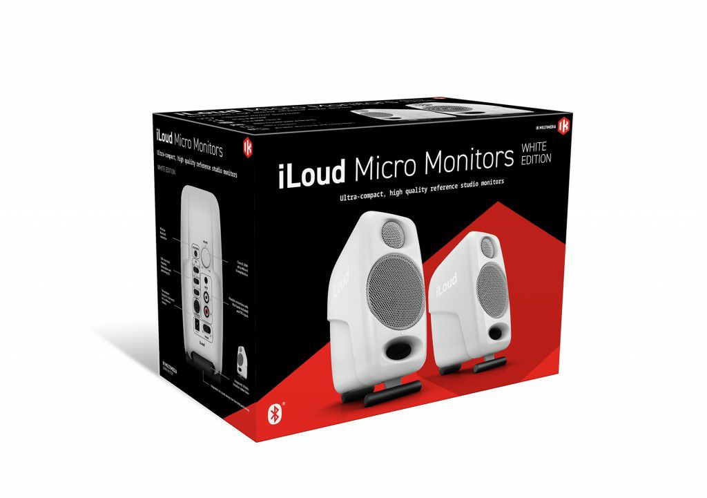 【2本一組ペア販売】IKMultimediaiLoudMicroMonitorWhiteSpecialEdition