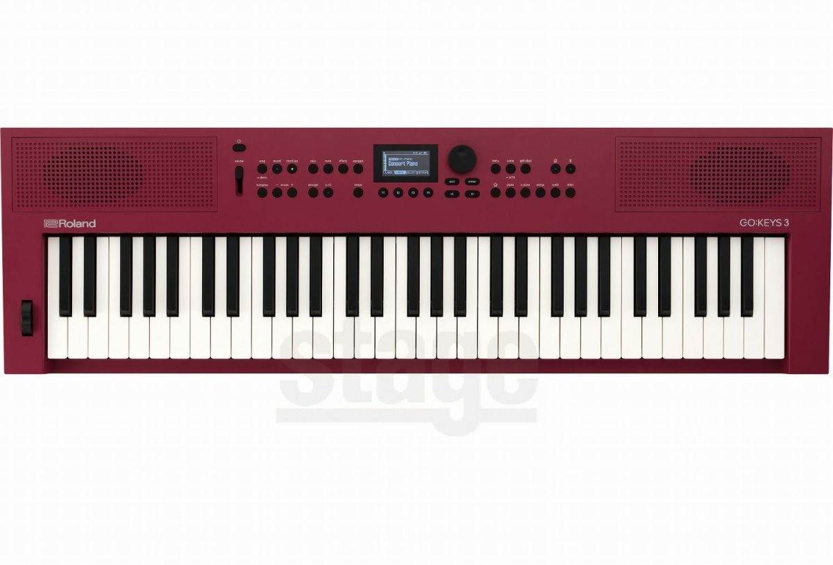 【ご予約承り中：4月26日発売】RolandGO:KEYS3RD(ダークレッド)MusicCreationKeyboardローランドデジタルキーボード/ミュージッククリエーションキーボード61鍵盤GOKEYS3赤