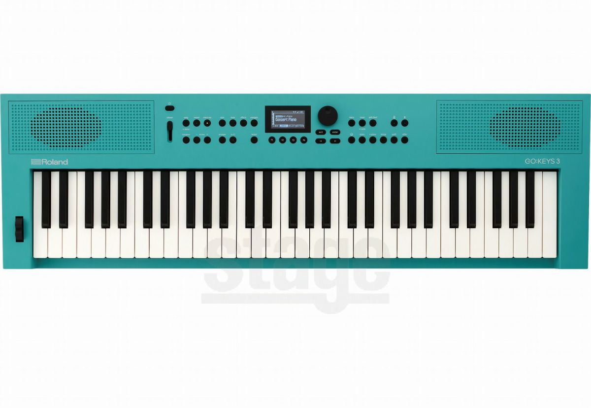 【ご予約承り中：4月26日発売】RolandGO:KEYS3TQ(ターコイズ)MusicCreationKeyboardローランドデジタルキーボード/ミュージッククリエーションキーボード61鍵盤GOKEYS3青緑