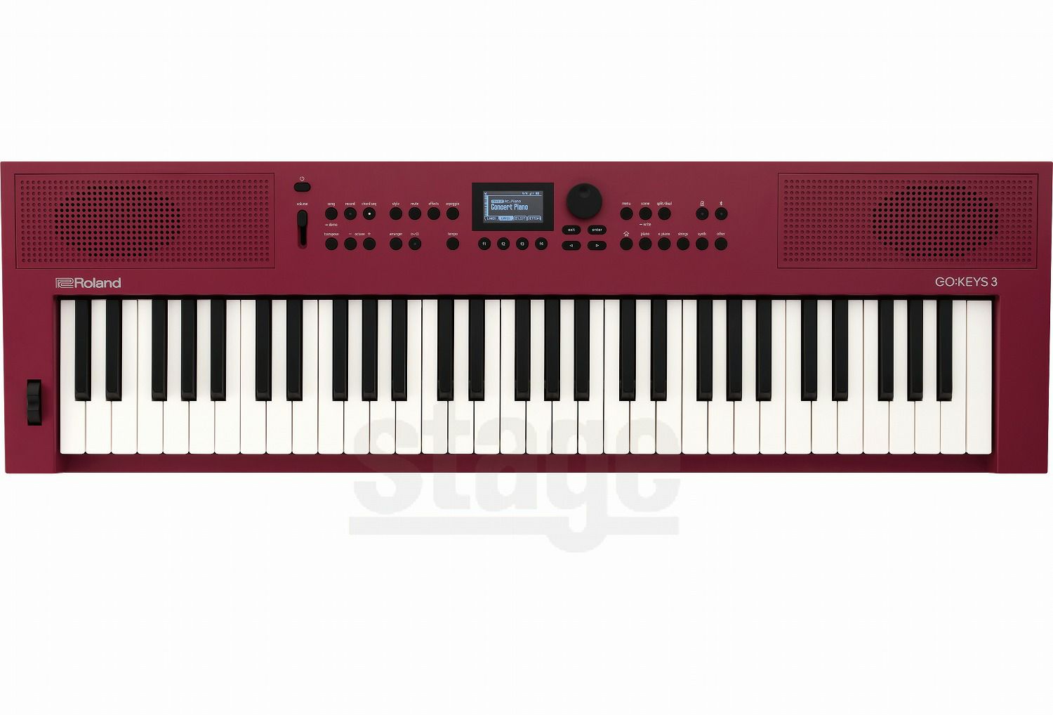 【ご予約承り中：4月26日発売】RolandGO:KEYS3RD(ダークレッド)MusicCreationKeyboardローランドデジタルキーボード/ミュージッククリエーションキーボード61鍵盤GOKEYS3赤