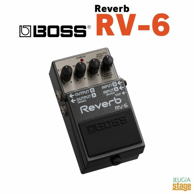 お取り寄せ品になります】BOSS Reverb RV-6ボス デジタルリバーブ